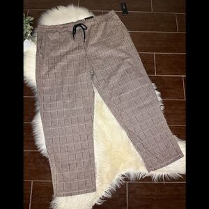 Robert Louis Plaid The Essential Joggers sz 3X